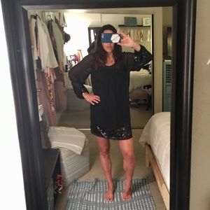 Beautiful, black cocktail dress